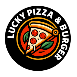 Lucky Pizza & Burger logo.
